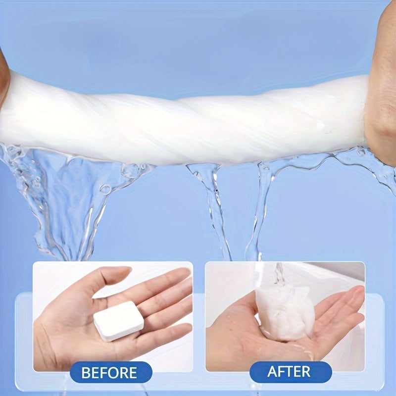 Unscented Multipurpose Compressed Towels (1/7/14pcs) - Quick-Expand, Hygienic, Portable Cleansing Cloths for Travel & Daily Use