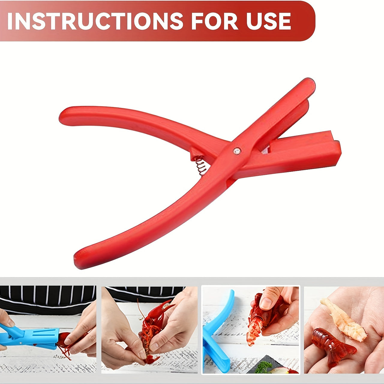3pcs Crawfish Peeler, Crawfish Shucker, Crawfish Sheller Tool For Peeling Cooked Shrimp Tails, Universal Crayfish Shelling Device, Household Restaurant Easily Remove
