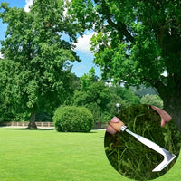 Thumbnail for 1pc, Mower Sickle Road Crack Weeding Machine Crack Weeding Tool Manual Weeding Machine Heavy Duty Carbon Steel Garden Hand Shovel With Ergonomic Grip, Garden Shovel, Lawn And Yard Tools